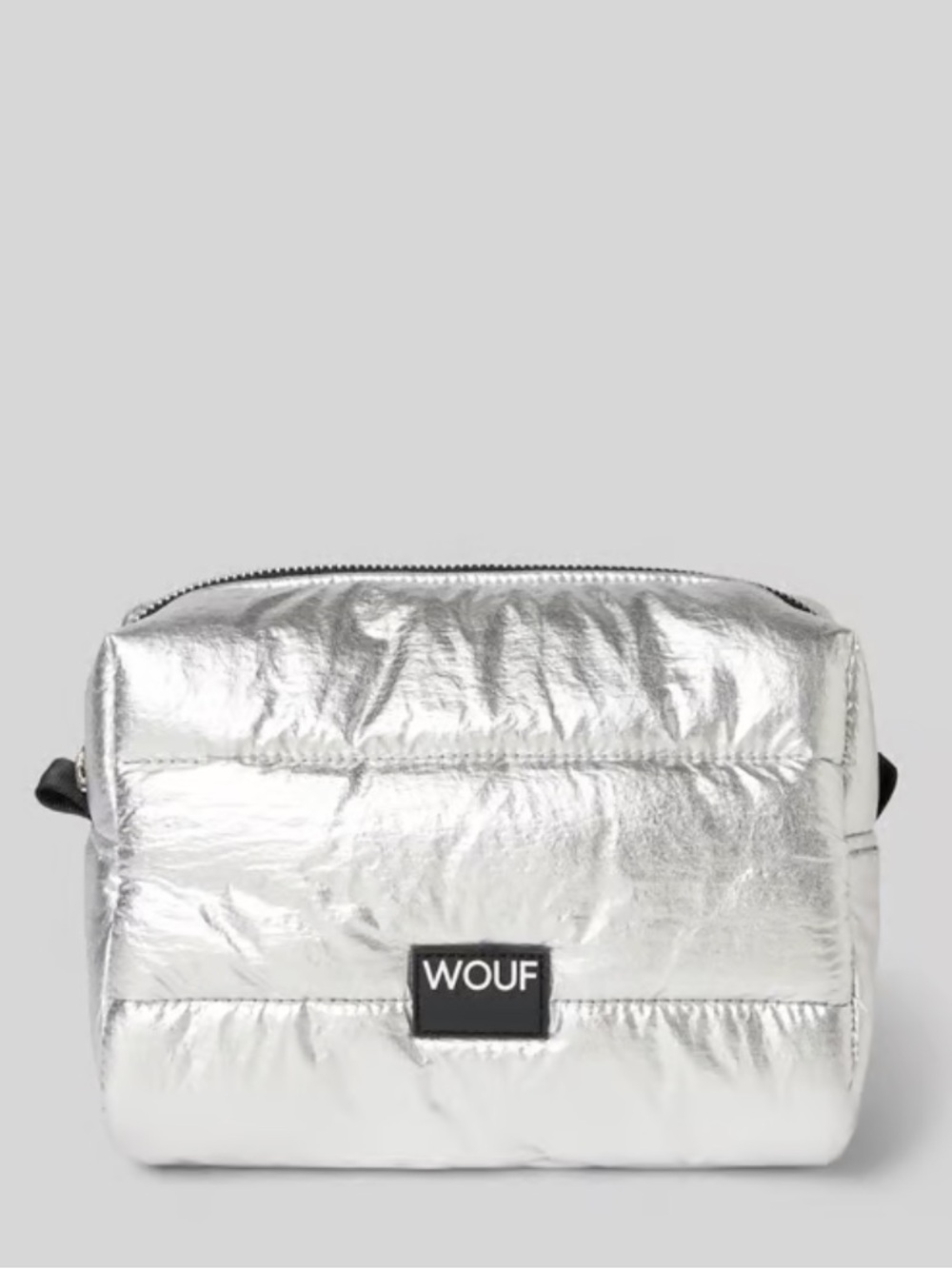 Wouf Quilted Puff Pouch - Silver